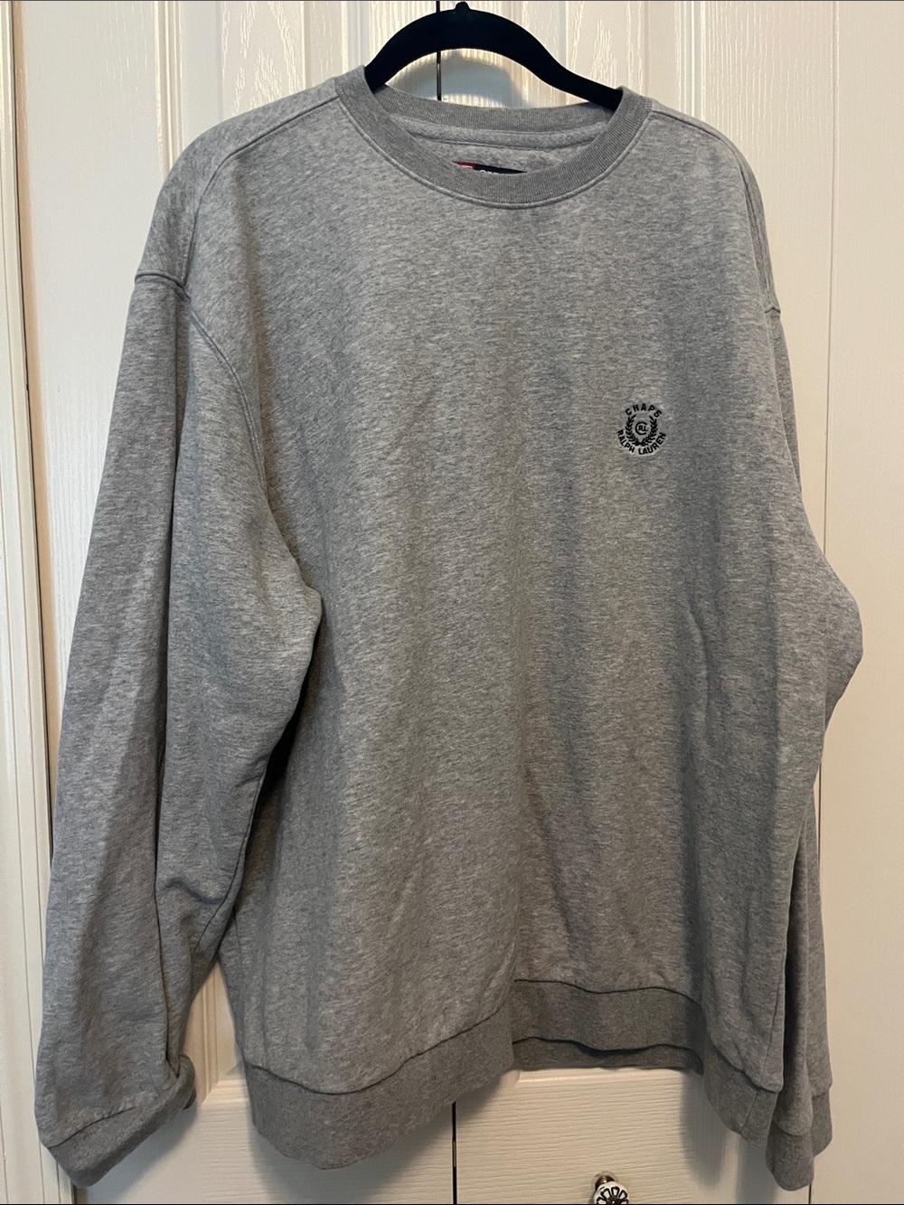 Men’s Chaps grey sweatshirt. Size XL